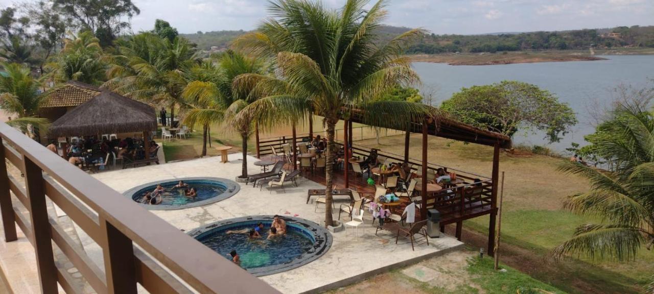 APÊ LINDO ALDEIA DO LAGO COM COZINHA MOBÍLIA NOVA JUNTO AO LAGO CORUMBÁ e KAWANA PARK Caldas Novas Exterior foto